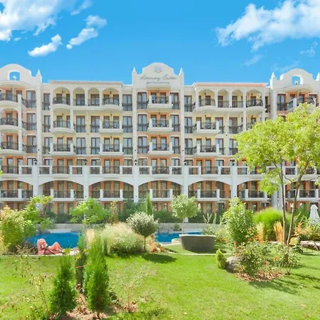 Stylish Apartment In Harmony Grand Resort Sunny Beach With Pool & Balcony 公寓式酒店